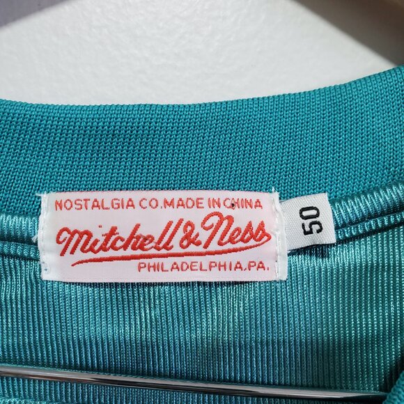 MITCHELL & NESS Dan Marino Miami Dolphins 1994 Throwbacks Jersey Aqua Men 50, XL - Picture 10 of 11